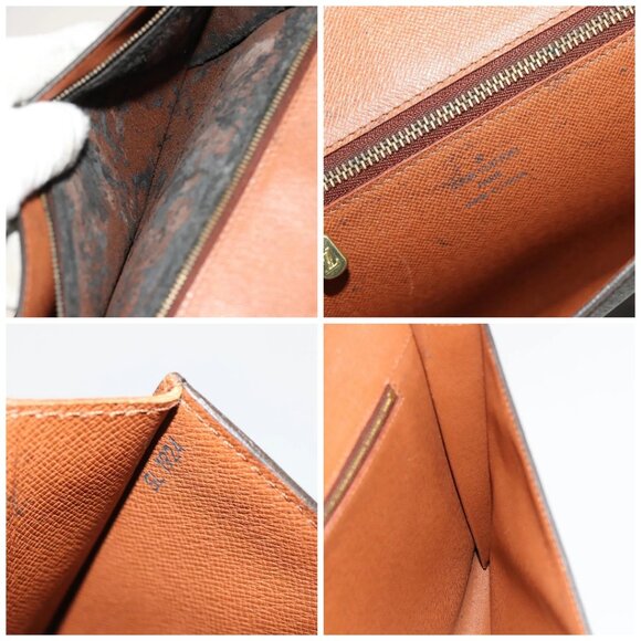 LOUIS VUITTON Monogram Porte Envelope Clutch Bag M51801 LV Auth 118841 - Picture 15 of 16